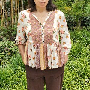 Blue Rain Womens Blouse, Size Small